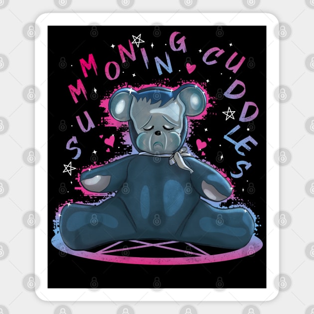 Summoning Cuddles Magnet by ArtDiggs